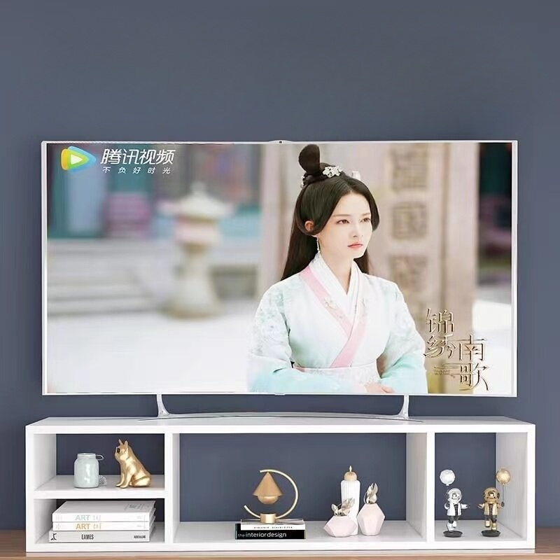 무타공 거실장 무지주 TV 셋톱박스 수납 모니터 받침대 디귿자 모듈형 공간활용 틈새정리 - 상세 이미지 2