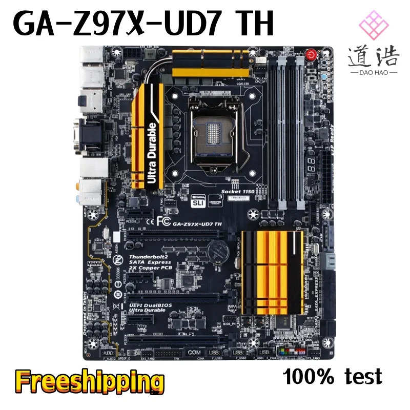 GA-Z97X-UD7 TH 마더보드32GB HDMI PCI-E3.0 LGA 1150 DDR3 Z97 메인보드 완전 WorkMA 리퍼