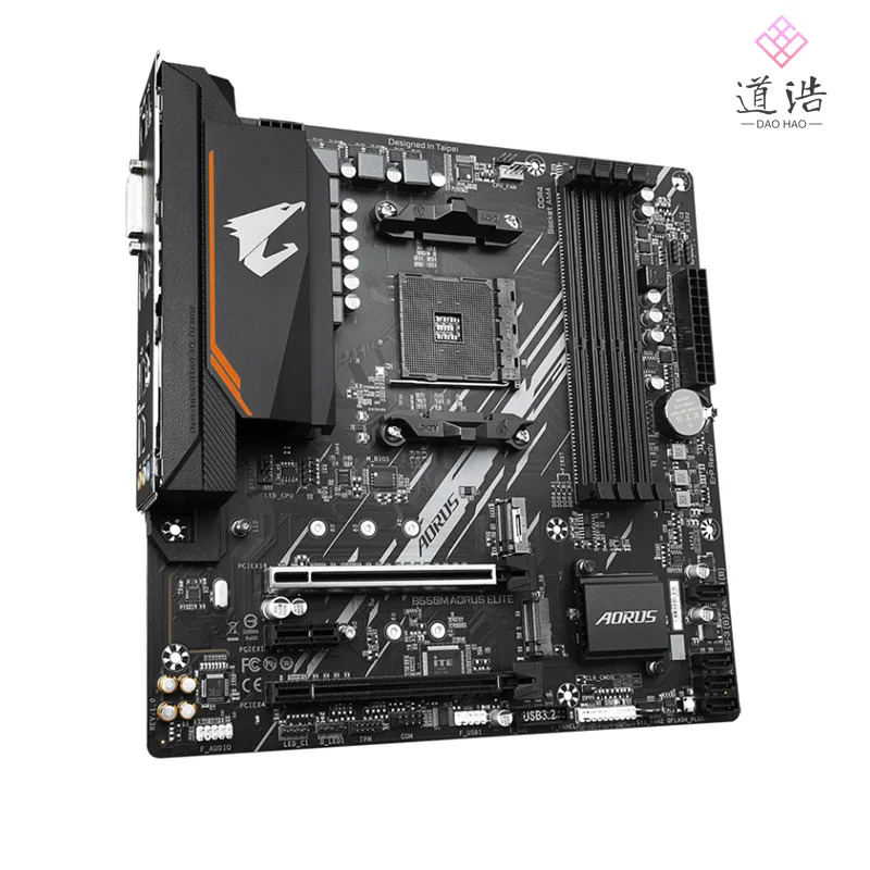 B550M AORUS ELITE 마더보드 128GB DVI HDMI M.2 AM4 DDR4 마이크로 B550 메인보드 리퍼 완료