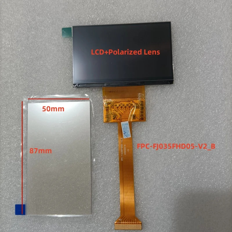 HY350 HY320 HY300 프로젝터 FOG FPC-FJ035FHD01-V3-B FPC-FJ035FHD05-V2B 편광판 Lcd 디스플레이 화면 액세서리