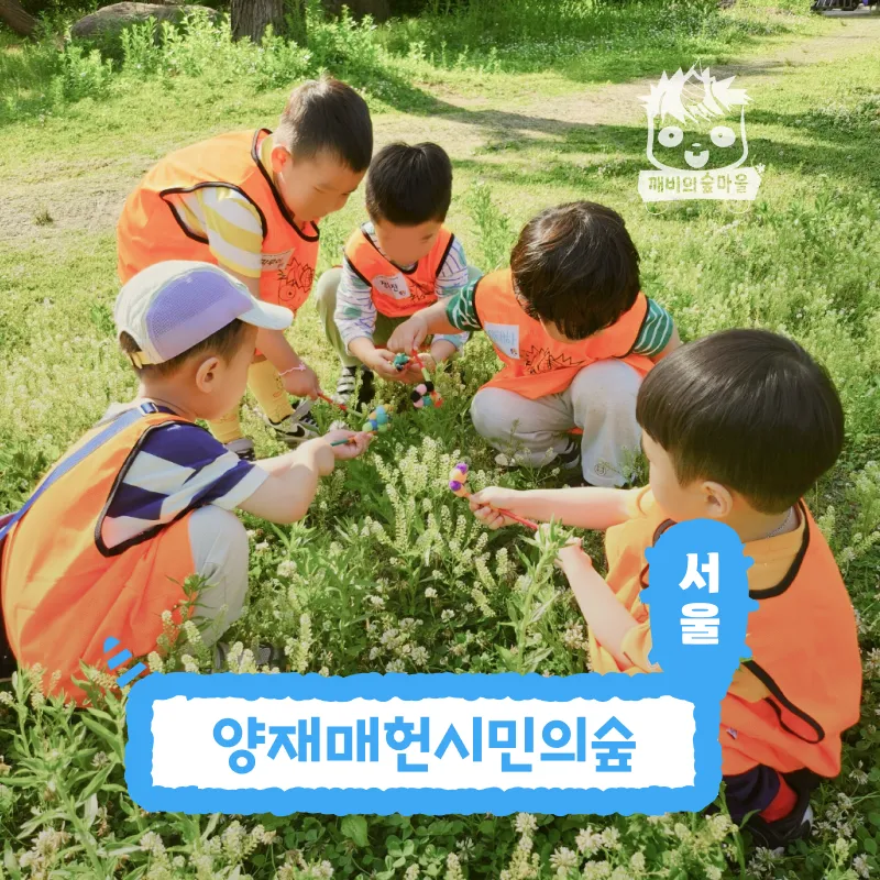 [깨비의숲마을][양재매헌시민의숲] 서울 서초구 숲체험 어린이 봄 유아 초등 자연 곤충 주말 체험 학습 제품 이미지