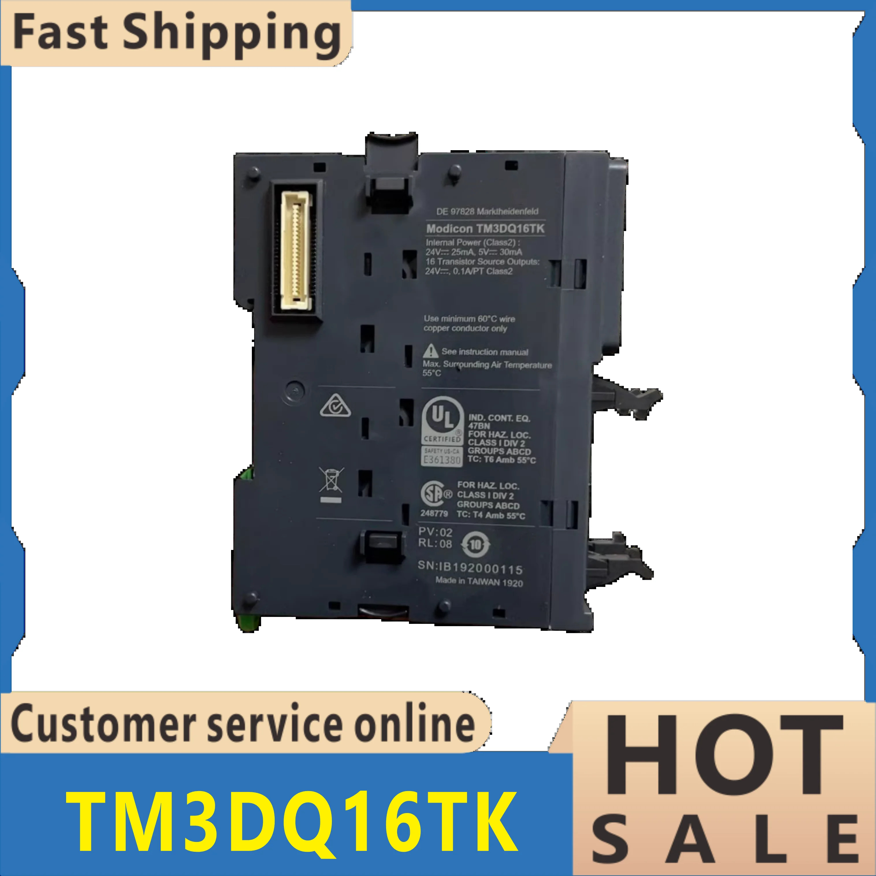 신 TM3DQ16TK PLC 프로그래밍 컨트롤러