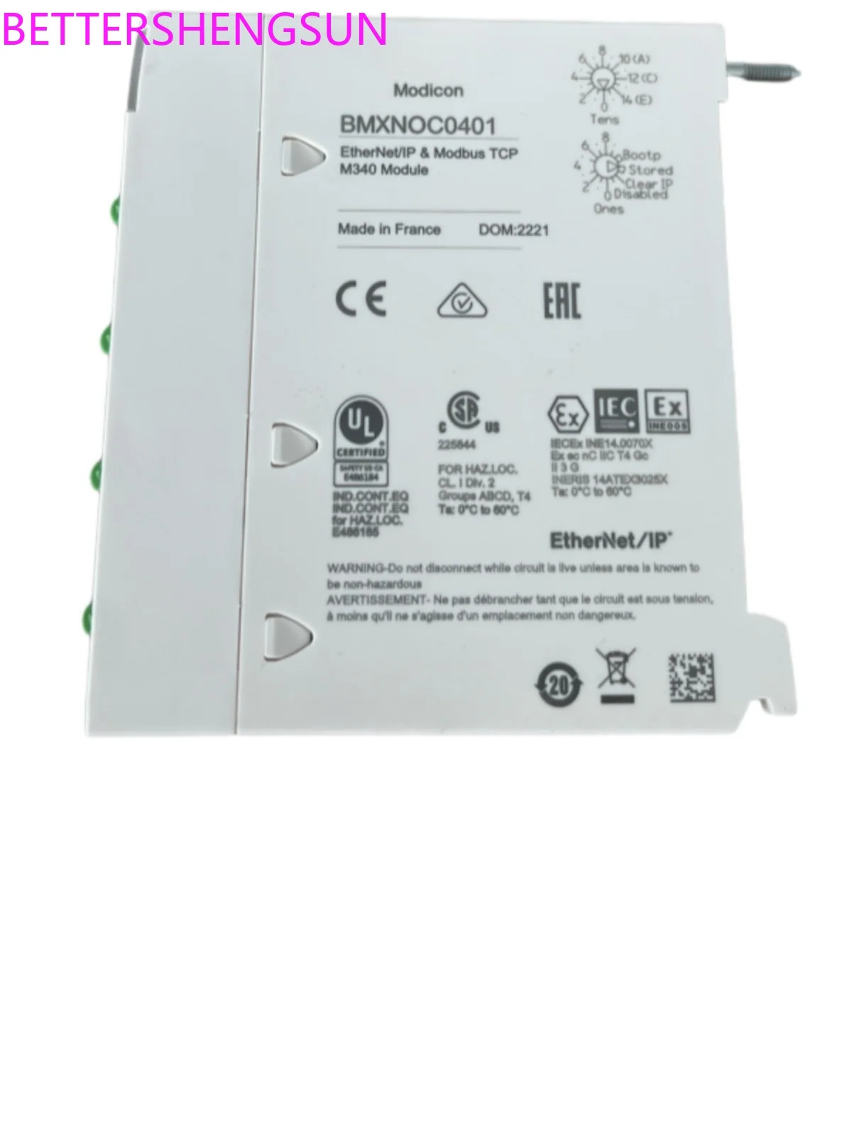 PLC 모듈 Bmxnoc0401 Bmxamo0210 Bmxnrp0200 신