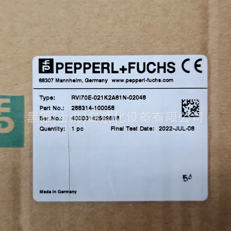Pepperl Fuchs 방폭 인코더 RVI70E-021K2A61N-02048 독일 P F