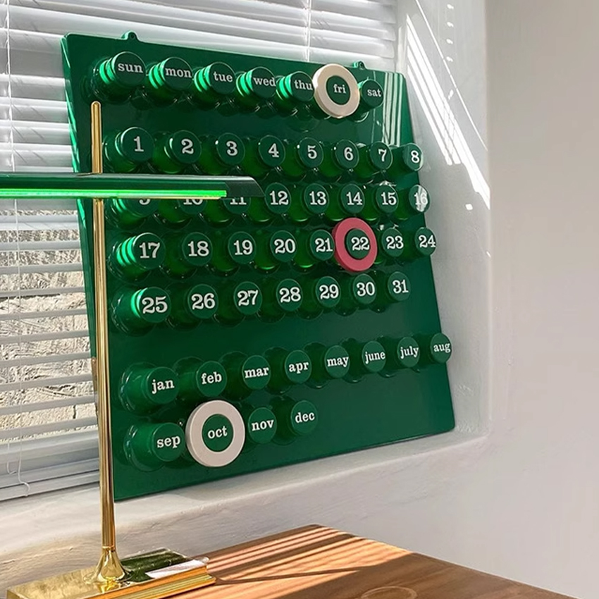 링어데이트 디데이 만년달력 빈티지 인테리어 소품 캘린더 Ring A Date Calender - 상세 이미지 4