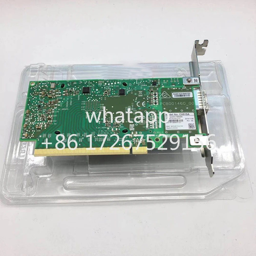 Mellanox ConnectX-5 100GbE QSFP28 CX515A 네트워크 카드100Gb/s MCX515A-CCAT NIC 하게 작동 새