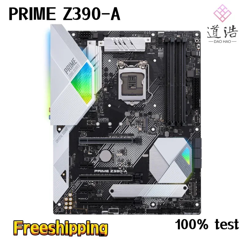 PRIME Z390-A 마더보드128GB PCI-E3.0 HDMI M.2 LGA 1151 DDR4 Z390 메인보드 완전 작동 리퍼