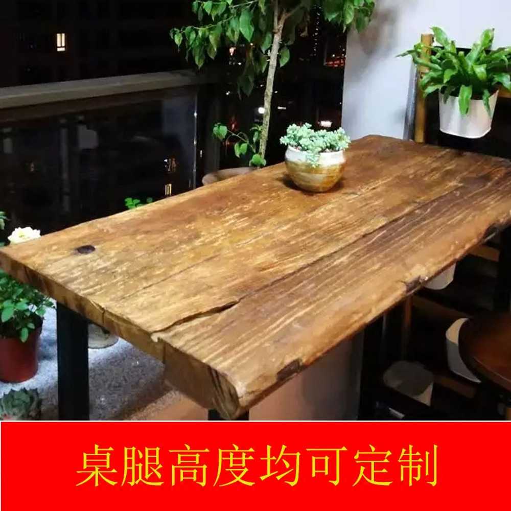 고재 테이블 대형 사이즈 공방 앤티크 나무 주문제작 1.7m x 55cm 일반 - 상세 이미지 3