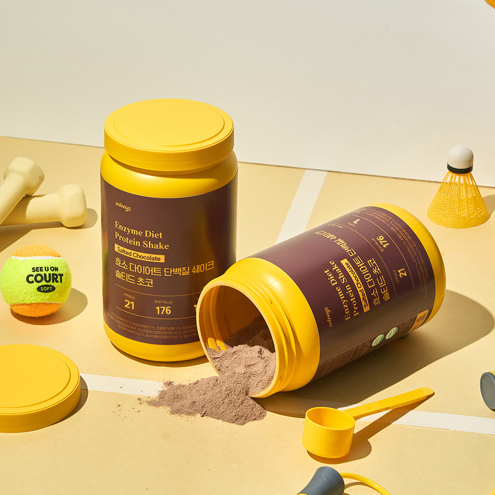 있나요 효소 다이어트 단백질 쉐이크 프로틴 대용량 식사대용 솔티드 초코, 630g, 1개 - 상세 이미지 4