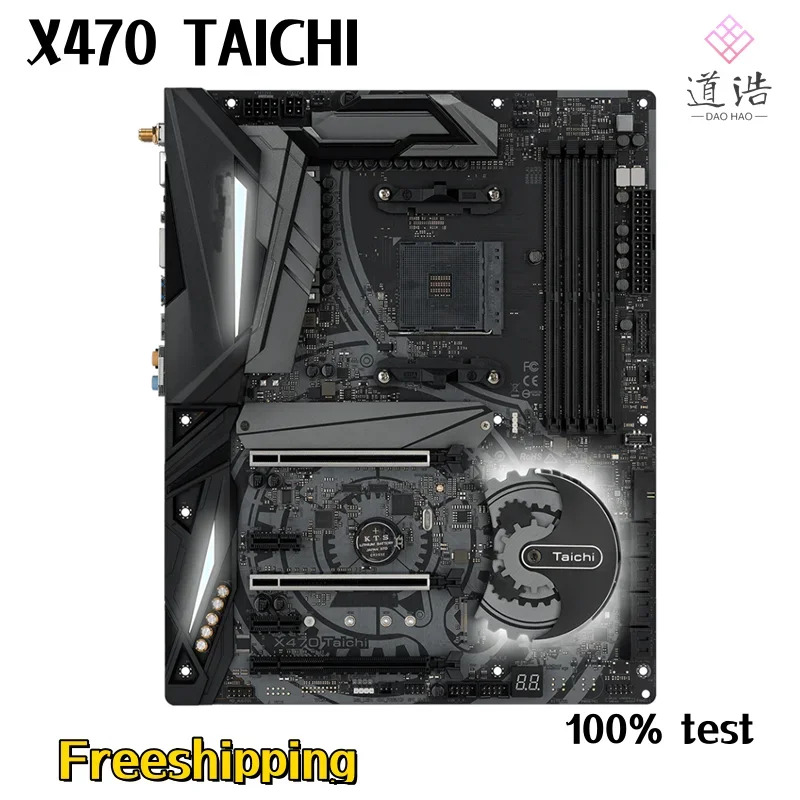 ASRock호환 X470 TAICHI 마더보드 64GB HDMI PCI-E3.0 M.2 소켓 AM4 DDR4 메인보드 완전 작동 리퍼