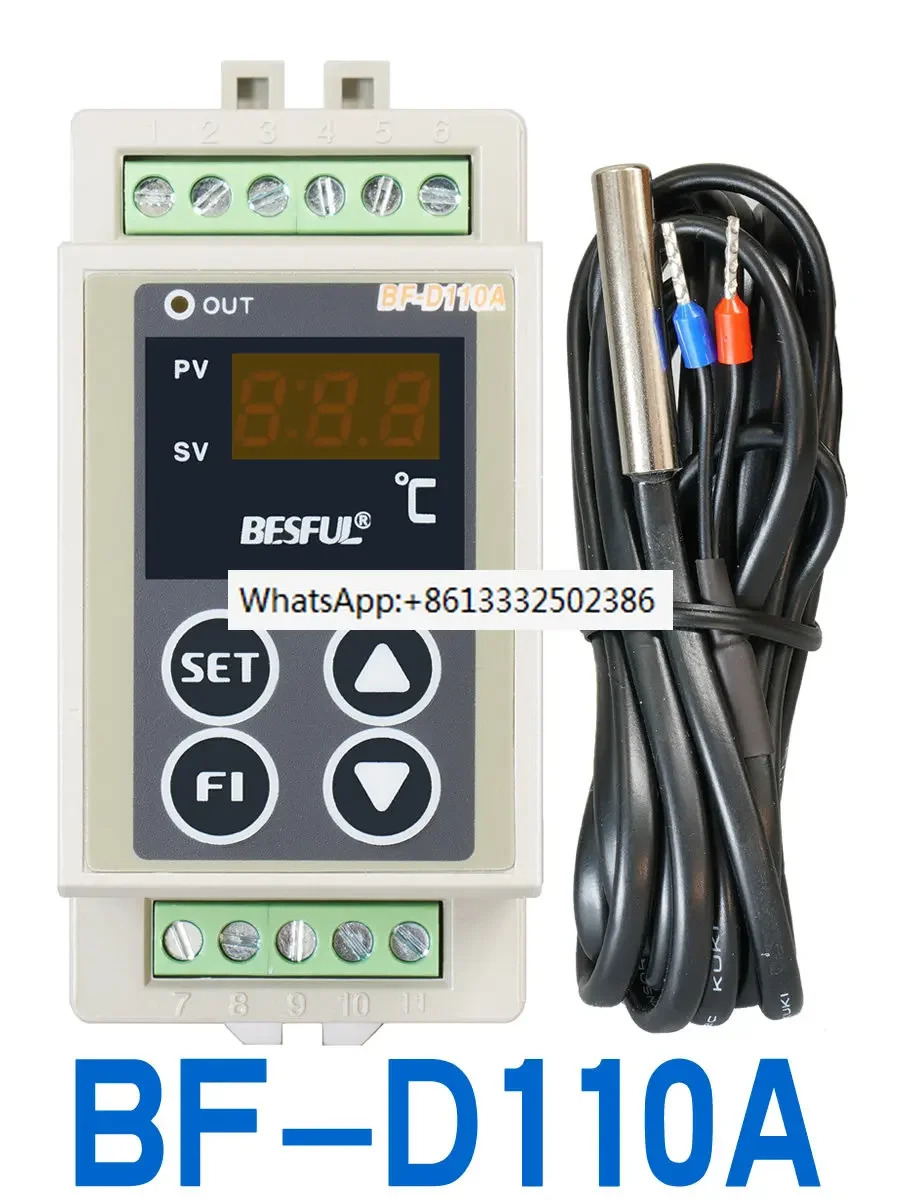 BF-D110A BESUL 리턴 워터 가열 레일 타입 설치 온도 컨트롤러