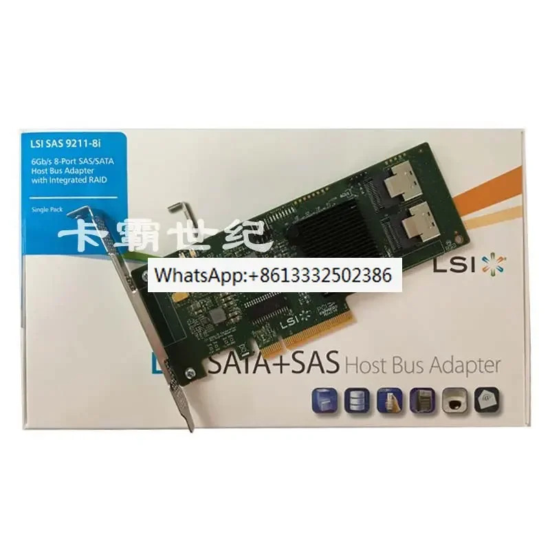 LSI/SAS/9211-8i 2008 6GB 8 포트 Hba 카드 확장 어레이