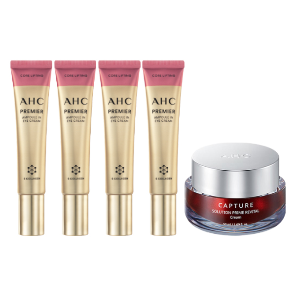 AHC 아이크림 시즌12 프리미어 앰플인 포페이스 40ml 4개+12ml 눈밑 지방 꺼짐 이미지 2
