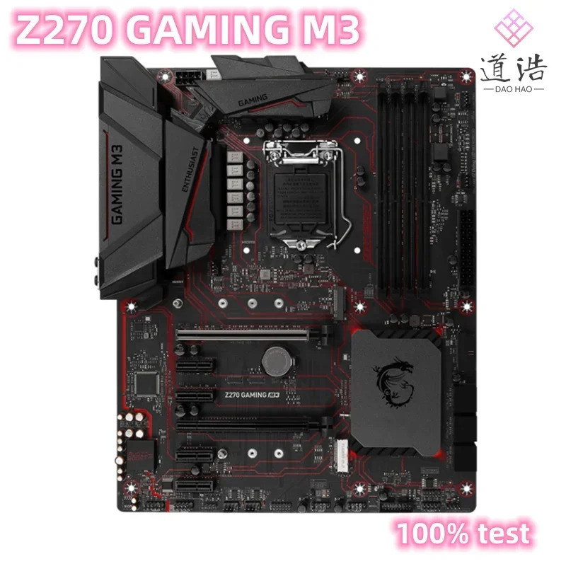 Z270 GNG M3 마더보드64GB M.2 HDMI LGA 1151 DDR4 메인보드 완전 작동 리퍼