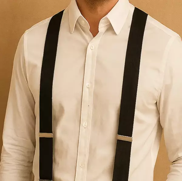 튼튼한 고급 국산 남성 3클립 서스펜더 남성멜빵 정장 캐주얼 멜빵 아빠선물 빅사이즈 가능 제품 이미지