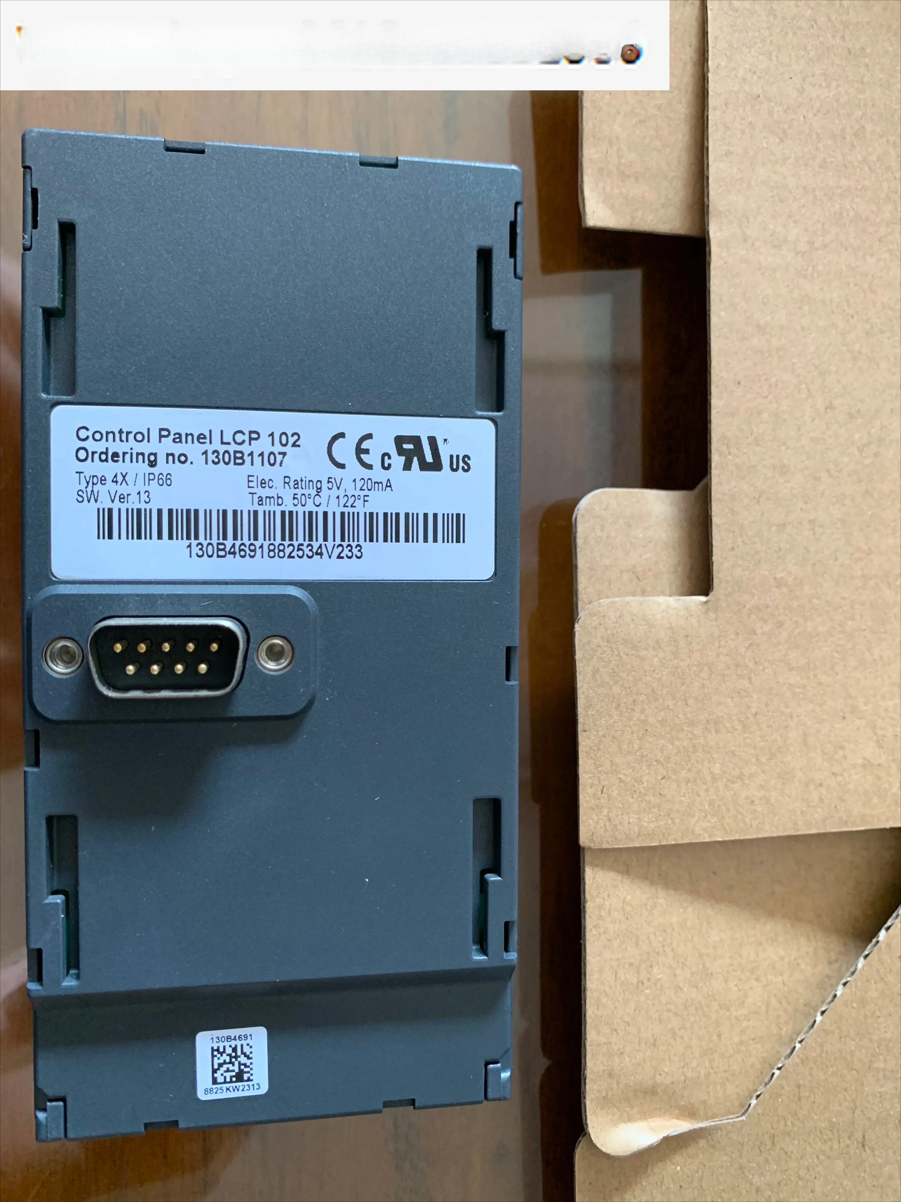 인버터 FC301 FC302 시리즈 조작 패널 LCP102 품목 130B1107