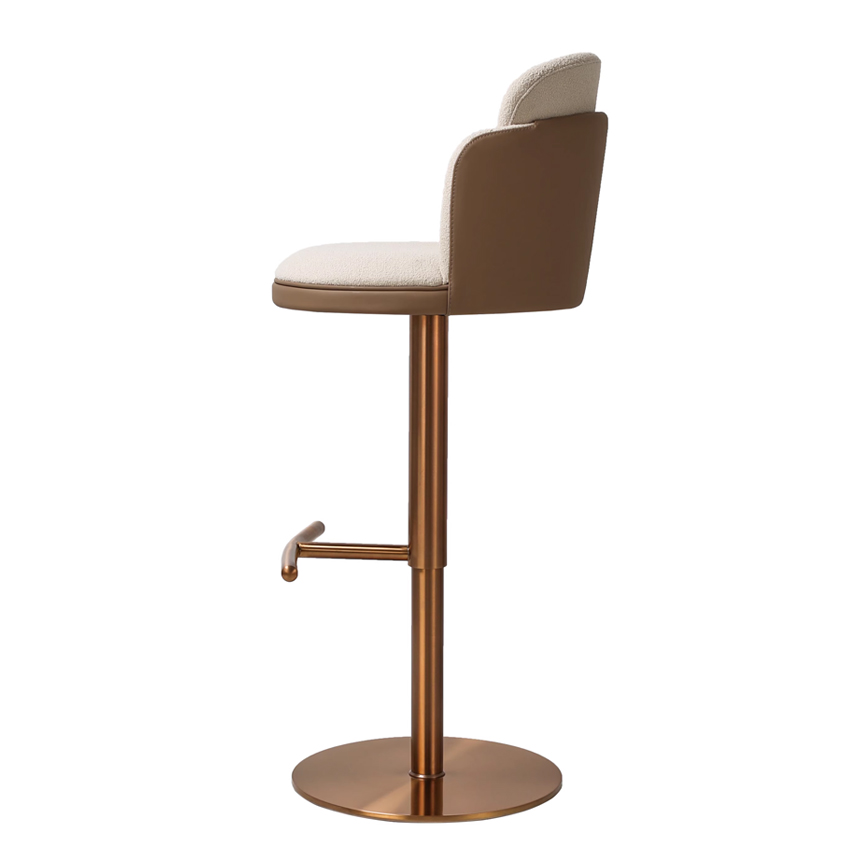 로즈 골드 엘레강스 아일랜드 식탁 홈바 바 스툴 Rosegold Elegance Bar Chair 이미지 7
