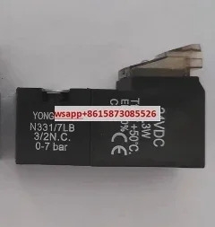 권선 기계 에어 밸브 15mm 솔레노이드 24VDC2.3W LJ331/0B-2 N331.8B N341.8C