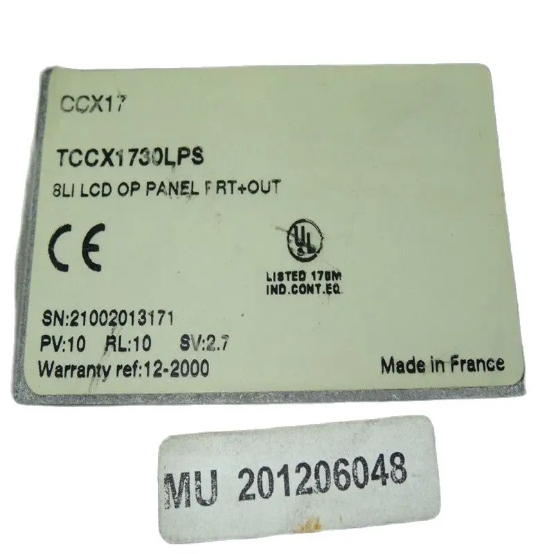상태 PLC 모듈 TCCX1730LPS