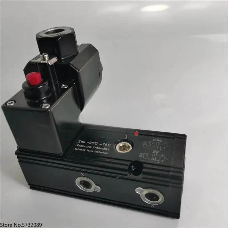 방폭 솔레노이드 밸브 HV510-025 DC24V 통합 2위치 5방향 방향 CT6