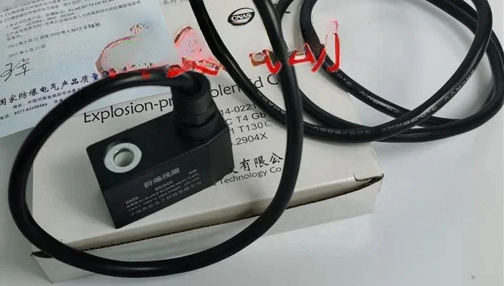 2pcs 방폭 코일 0920 DC24V 4W EX T4 AC220V 내부 구멍 9mm