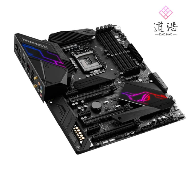 ROG MAXIMUS XI HERO WIFI 마더보드 128GB PCI-E3.0 HDMI M.2 LGA 1151 DDR4 Z390 메인보드 완전 작동 리퍼