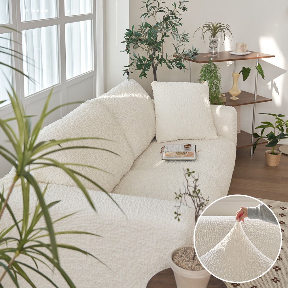 부드러운 뱀부 올핏 쇼파커버 고탄력 만능 스판 덮개 가리개 카우치 사계절 1 2인용