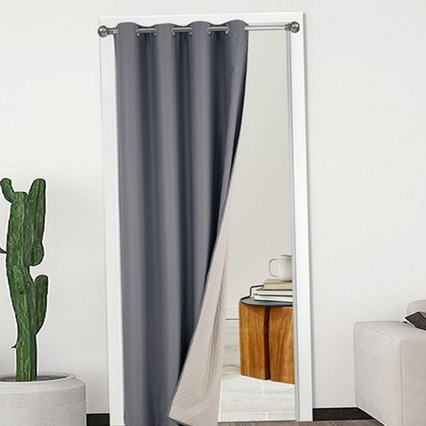 누빔 바람막이 방한 커튼 중문 현관 방한 커튼 단열 겨울