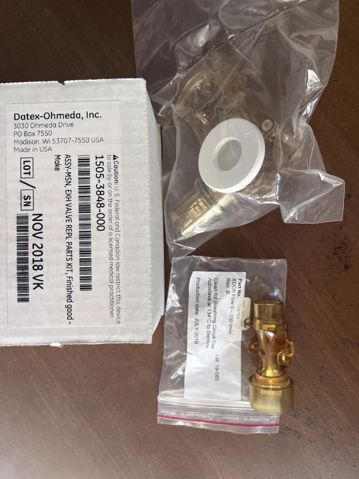 R860 호기 밸브 키트 유량센서 1505-3848-000
