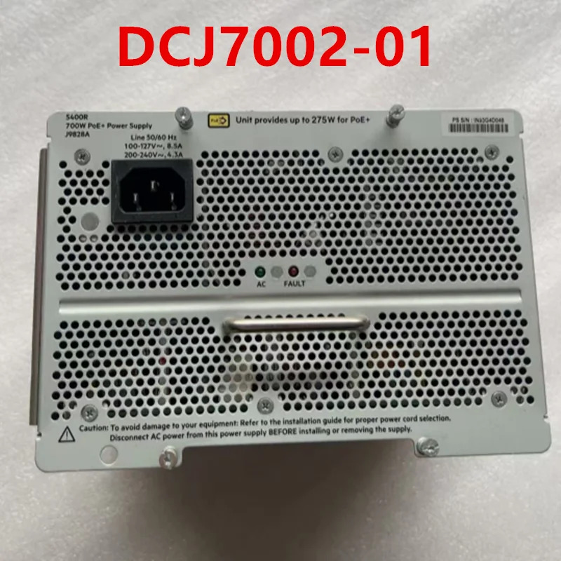 ARUBA 5400R 700W 전원공급장치 DCJ7002-01 J9828A 0957-2413 리퍼 PSU 것처럼 작동