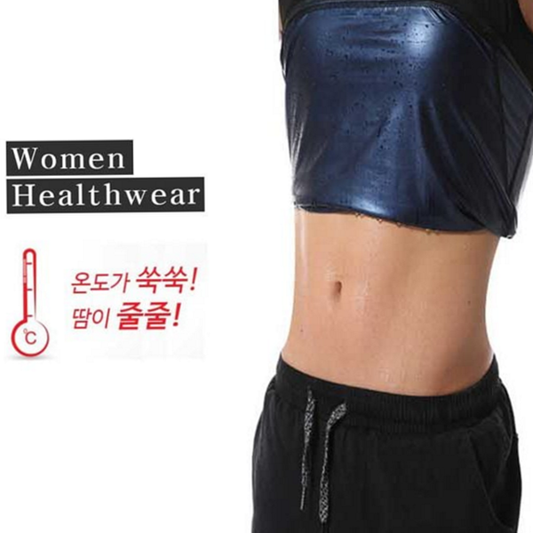 슬림핏 여성 땀복 민소매 트레이닝 여성 운동복 상의 헬스복 발열 - 상품 이미지
