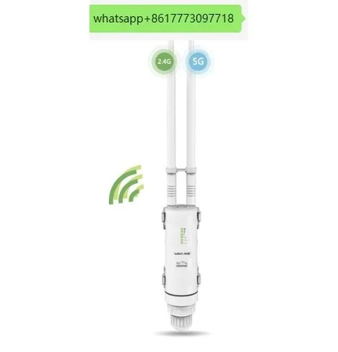 WLINK AC600 무선 WIFI 리피터 고전력 실외 라우터/액세스 포인트/CPE 듀얼 Dand 2.4G/5Ghz 12dBi 안테나 POE