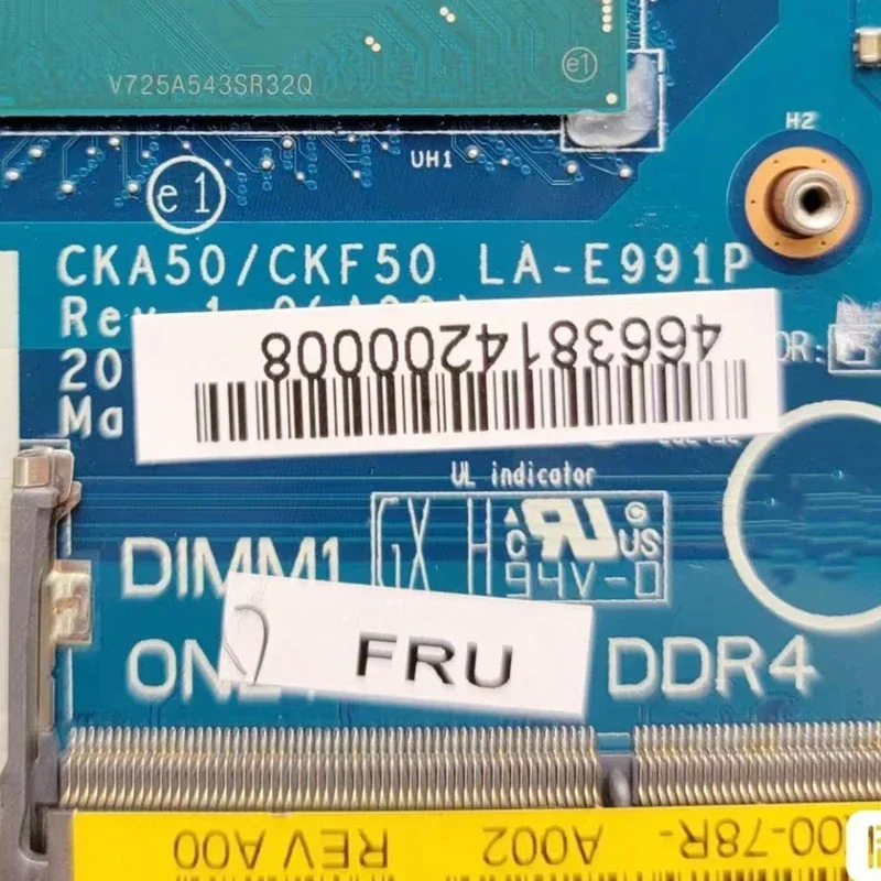 Dell piron 15 7570 7577 노트북 마더보드 CPUCKA50/CKF50 LA-E991P I7-7700HQ GPUX1050 4GB DDR4 완전 작동