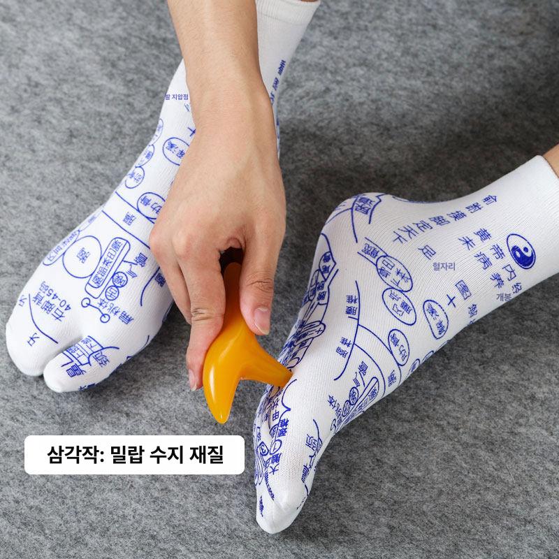 발바닥 마사지 쿠션 양말 순면 발 건강 케어 남녀 공용 - 상세 이미지 4