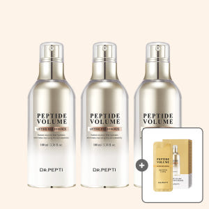 닥터펩티 펩타이드 볼륨 리프팅 프로 에센스 100ml x3개+파우치20매... 솔직 후기 | 피부 타입별 분석 - 상품 이미지 1
