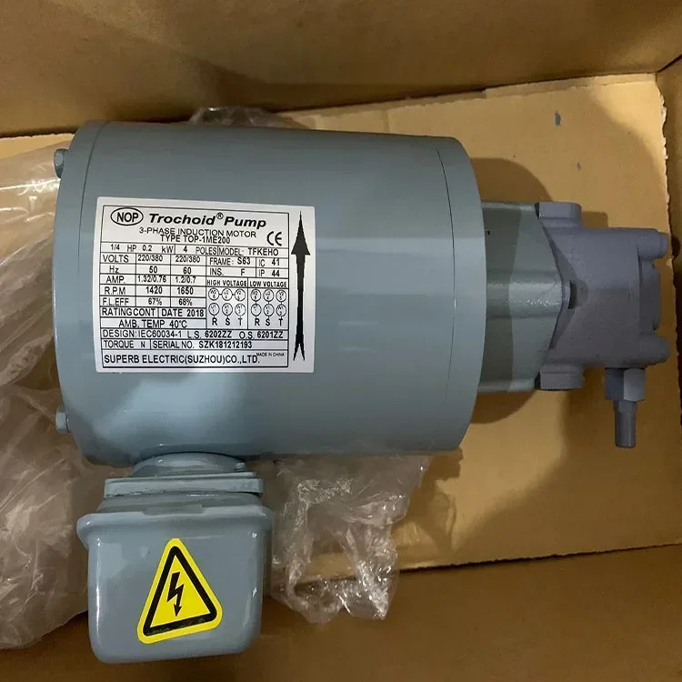 NOP 모터 트로코이드 펌프 25P400C-216EVB 25P400-216EVB-110 25P400L05-216EVK 3상 유도 전동기