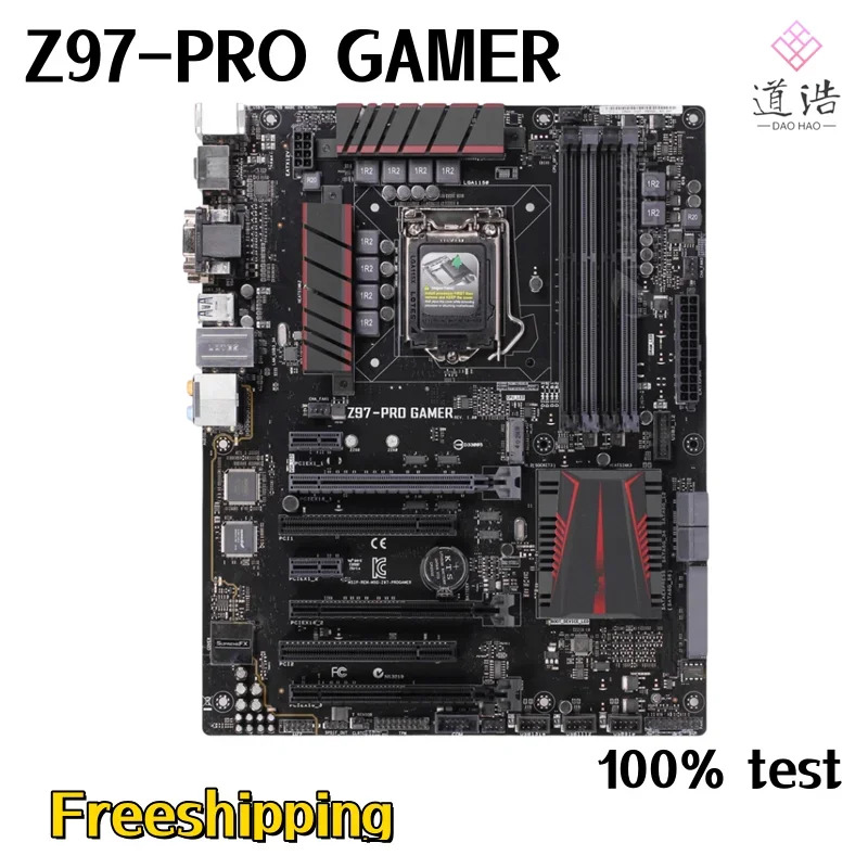 Z97-PRO 게이머 마더보드32GB M.2 PCI-E3.0 LGA 1150 DDR3 Z97 메인보드 완전 작동 리퍼