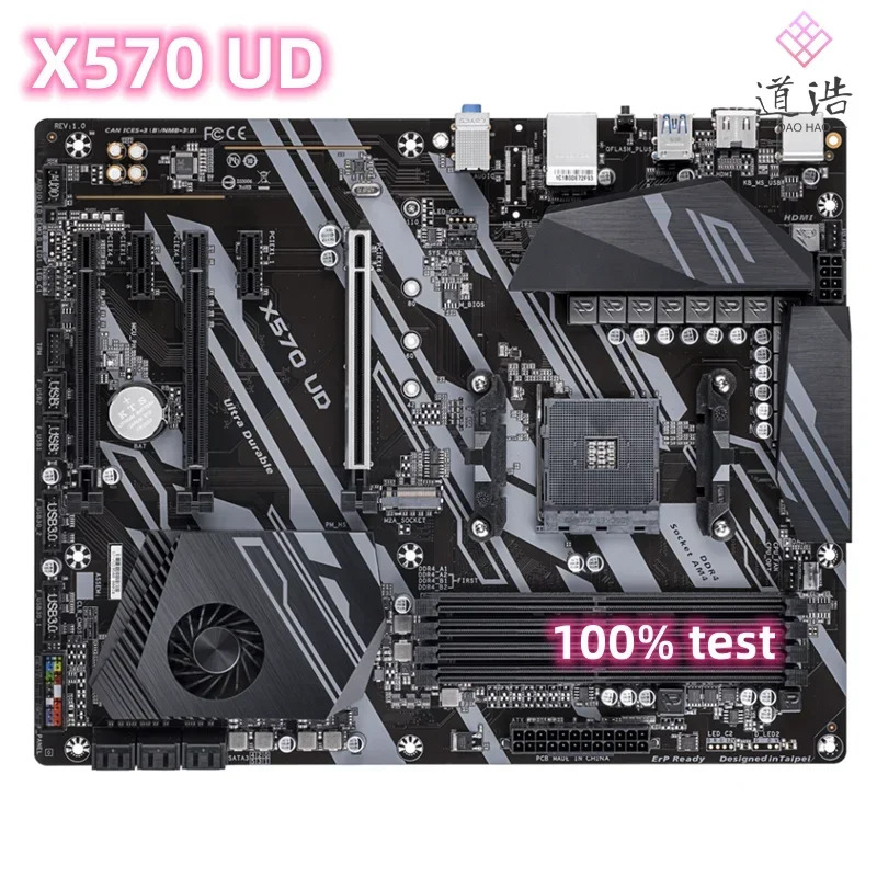 X570 UD 마더보드128GB HDMI AM4 DDR4 메인보드 완전 작동 리퍼