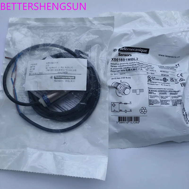 오리지널 스위치 센서 Xs618b1mal2 Xs618b1mbl2 Xs618b4mal2
