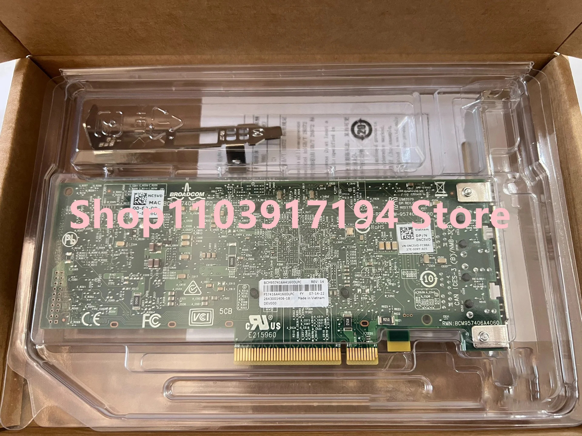 DELL BCM57416 10G Base-T기가비트 네트워크 카드 03TM39