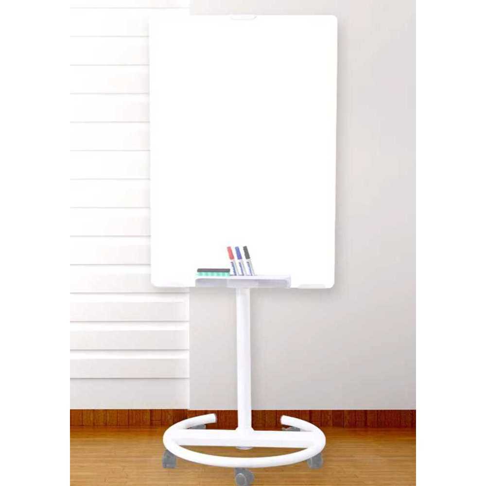 이동식 화이트보드 유리 단면 회사 사무실 스텐드 60x90cm - 상품 이미지
