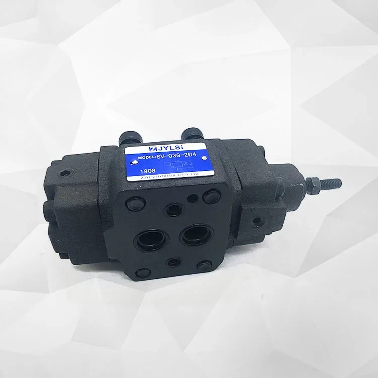 유압 오일 압력 밸브 단방향 시퀀스 플레이트 밸런스 SV-03G-1-D4 SV-06G-2-D4 ET 20
