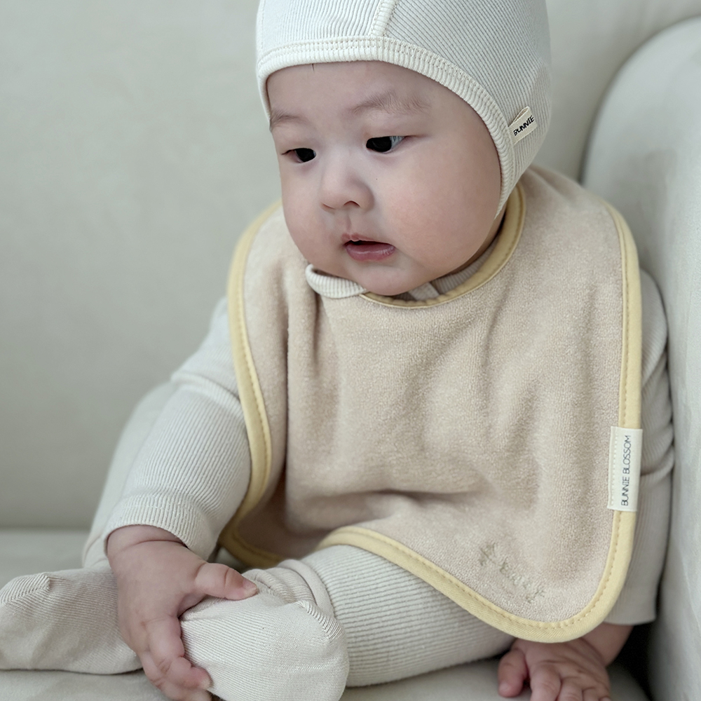 [바니블라썸]이름 자수턱받이 순면 테리빕 유아 침받이 턱받이 스카프빕 빕 슬림A세트 - 상세 이미지 4