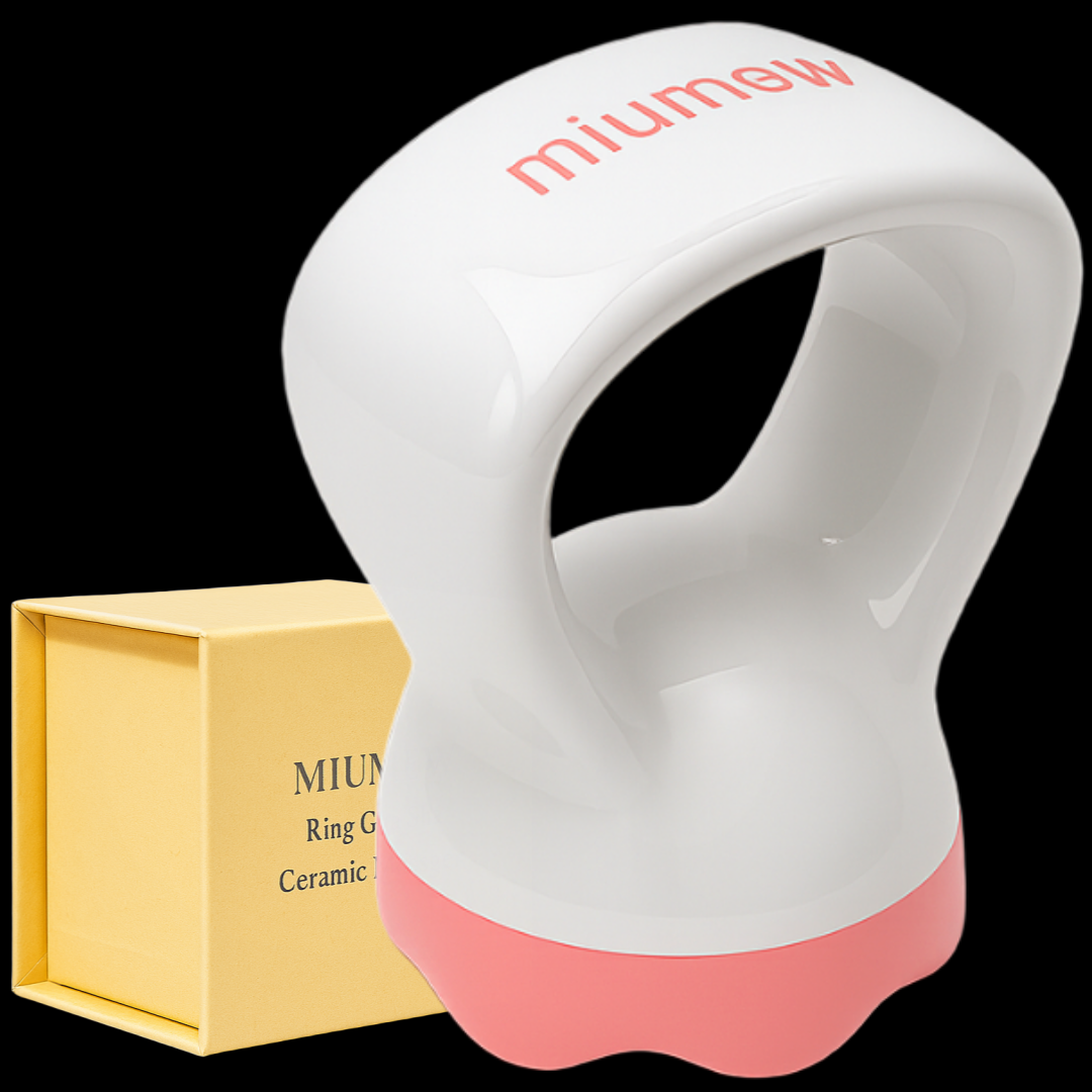 얼굴 괄사 세라믹 도자기 괄사 미니 반지 전용 미우뮤 제품 이미지