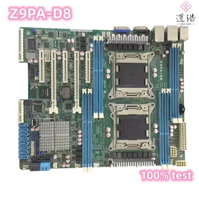 Z9PA-D8 마더보드256GB VGA COM 지원 E5-2600/E5-2600 V2 세대 CPU LGA 2011 DDR3 C602 완전 작동 리퍼