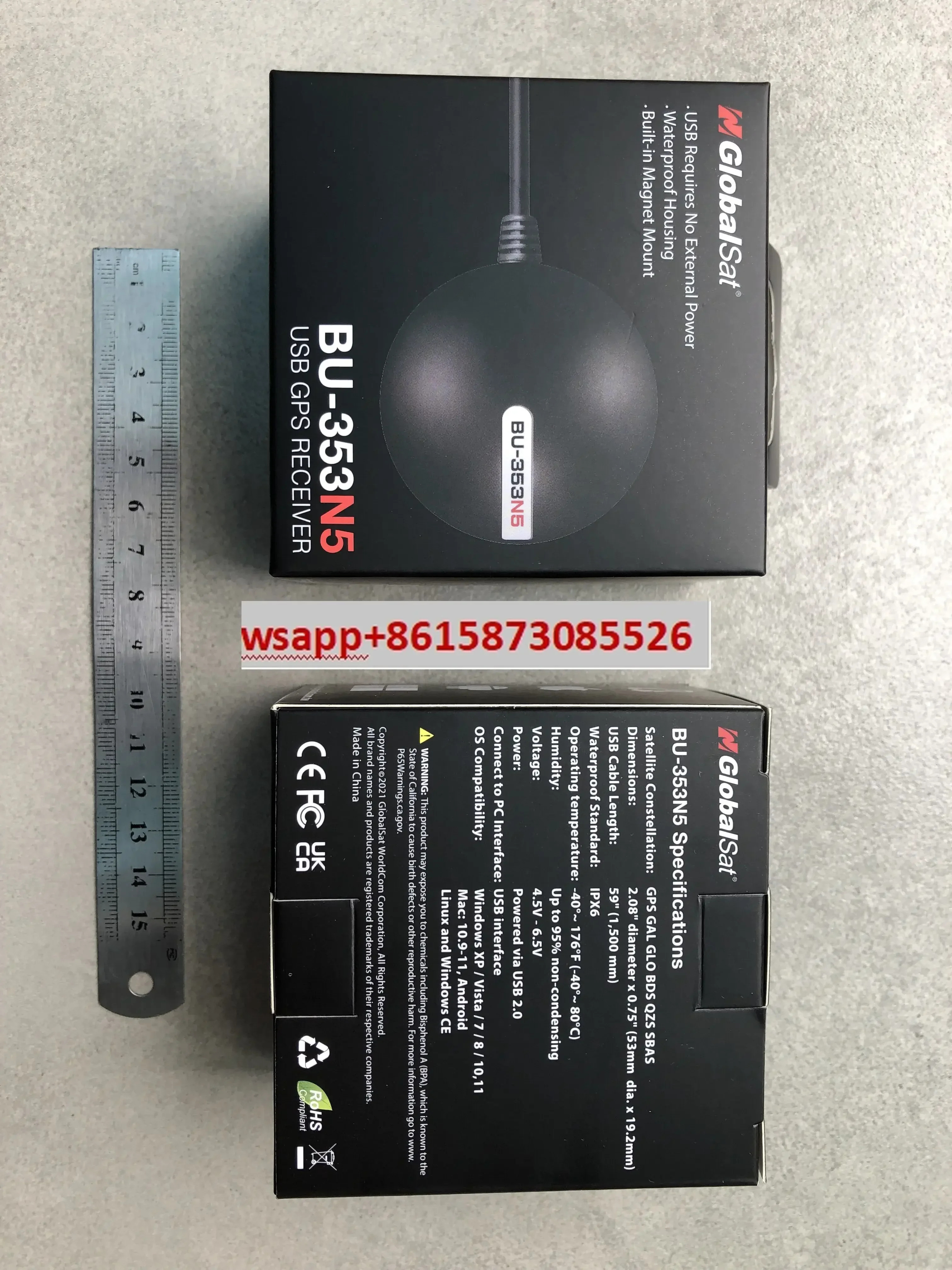 Huantian globalsat bu-353N5 노트북 GPS 수신기 USB 네트워크 최적화 경로 결정 모듈