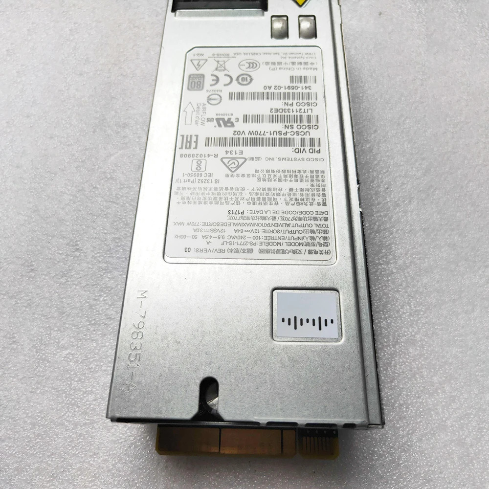 CISCO 전원공급장치 PS-2771-1S-LF 341-0591-02AO 770W UCSC-PSU1-770W용