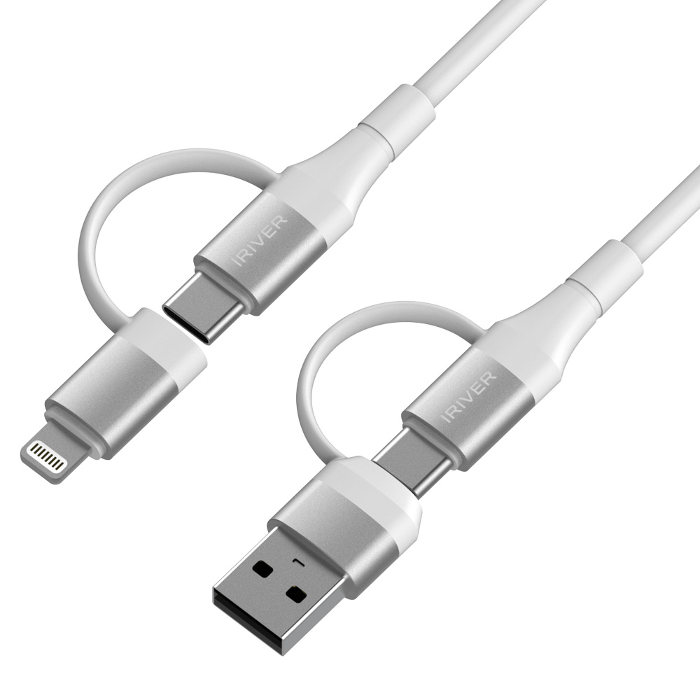아이리버 CtoC 케이블 60W 초고속 4in1 충전케이블 이미지 8