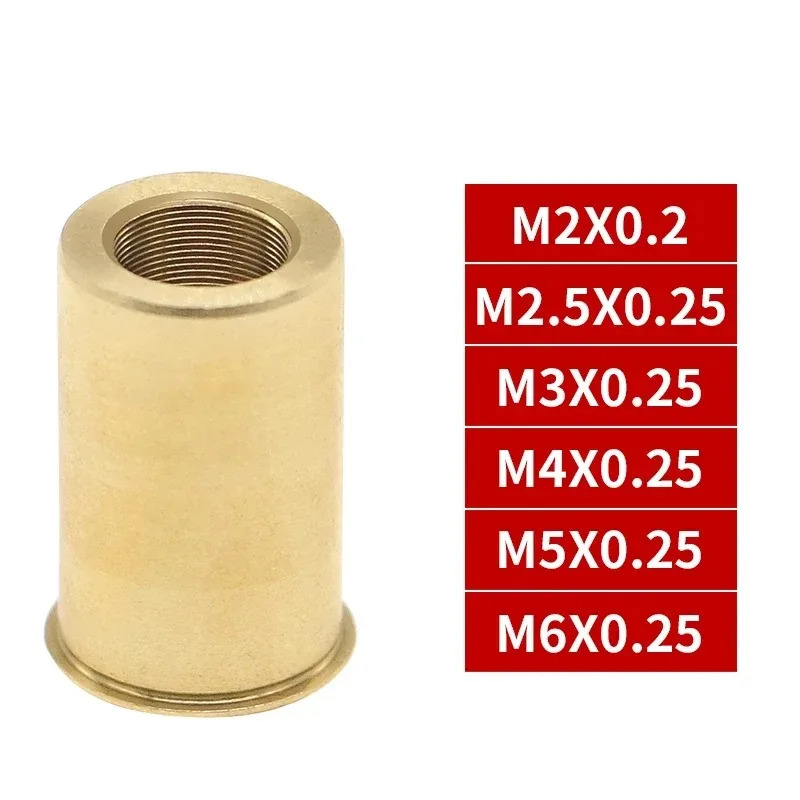 5pcs 스레드 부싱 쌍 M2.5 M3 M4 M5 M6 M8 M10x0.25