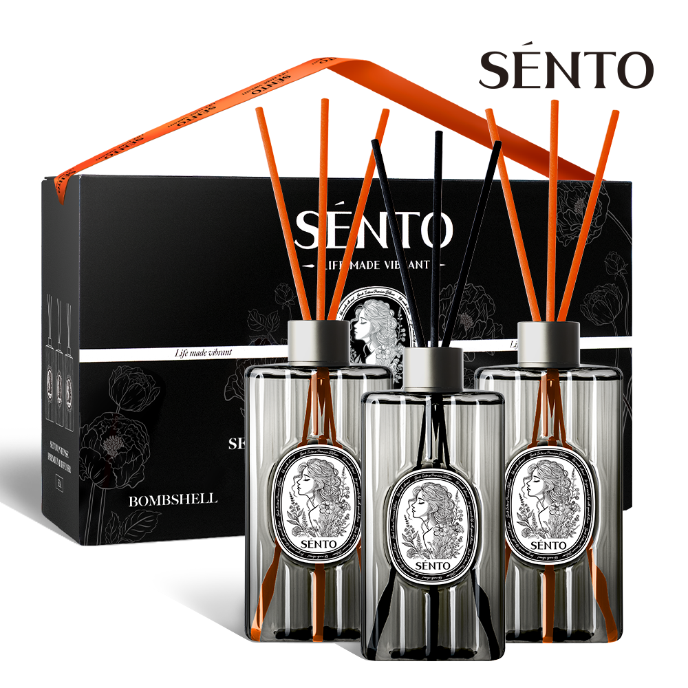 센토 인텐스 프리미엄 대용량 디퓨저 선물세트 밤쉘, 550ml, 3개 - 상품 이미지